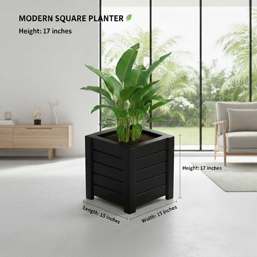 BGY-3 Modern Square Planter