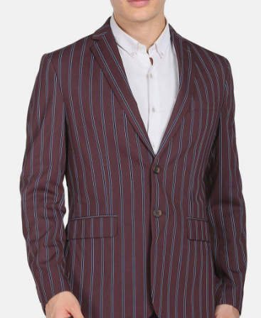 Men’s striped blazer