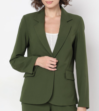 Olive Green Women's Blazer
