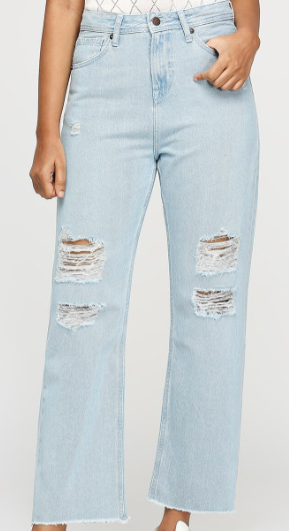 Distressed Light Wash Jeans