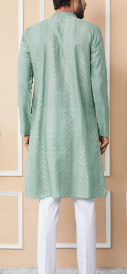 Men’s mint green kurta