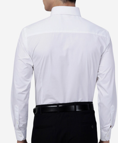 Men's Classic White Dress Shirt