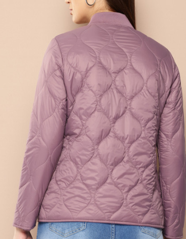 Quilted Mauve Jacket
