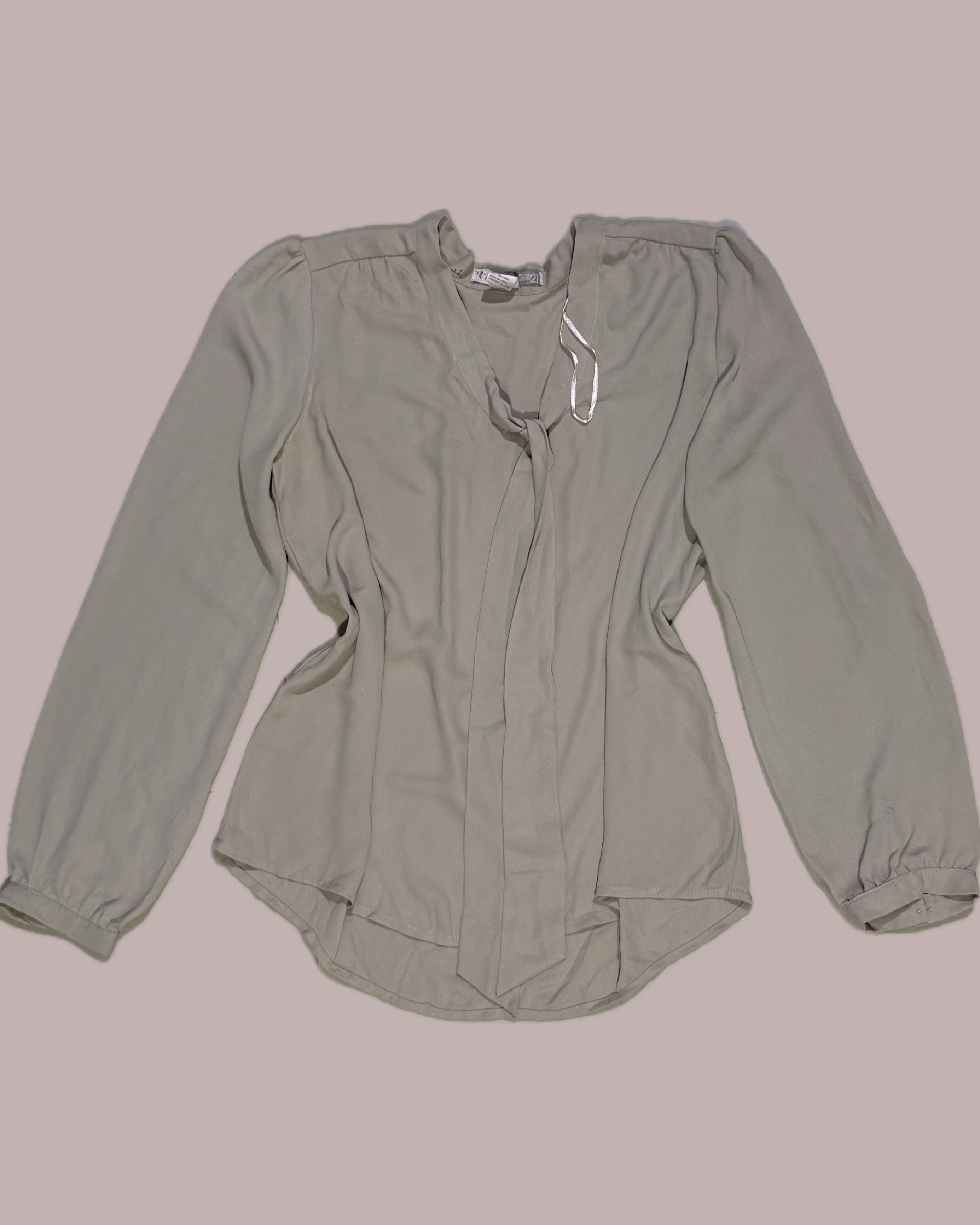 Elegant Taupe Blouse