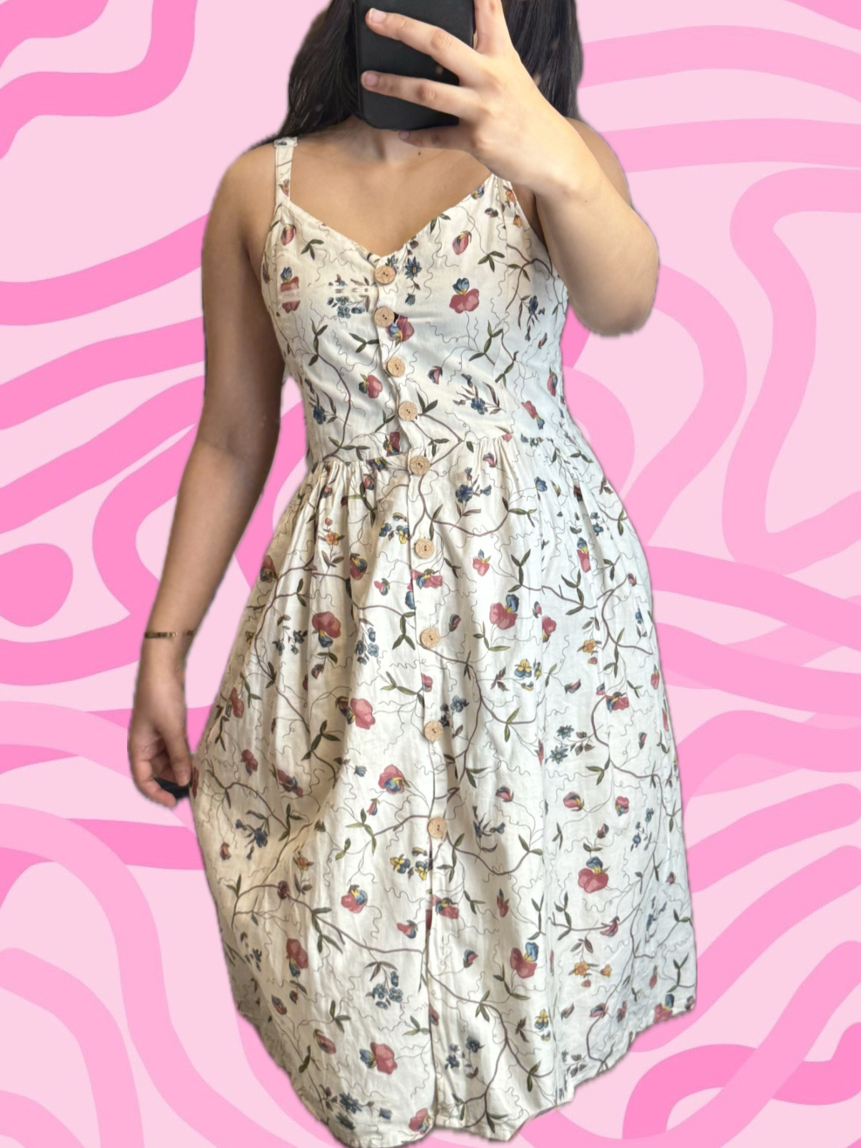 Floral Button-Down Sundress