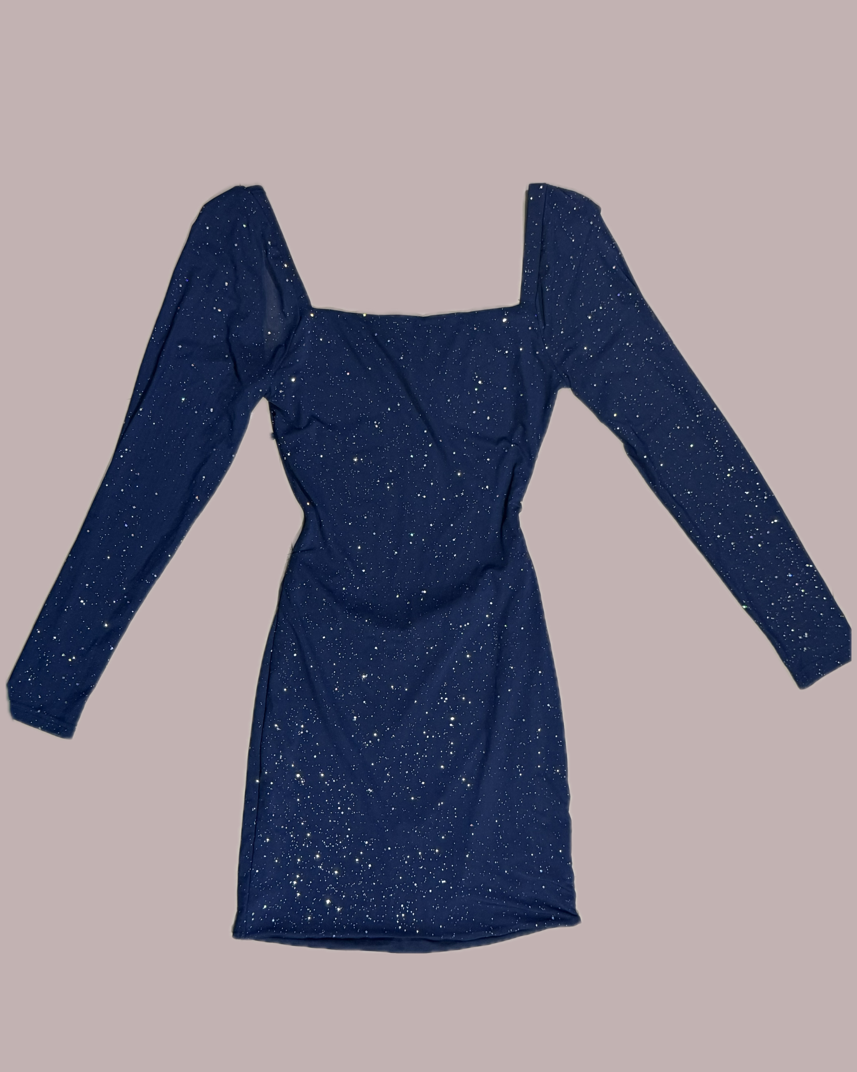 Sparkle Navy Bodycon Dress
