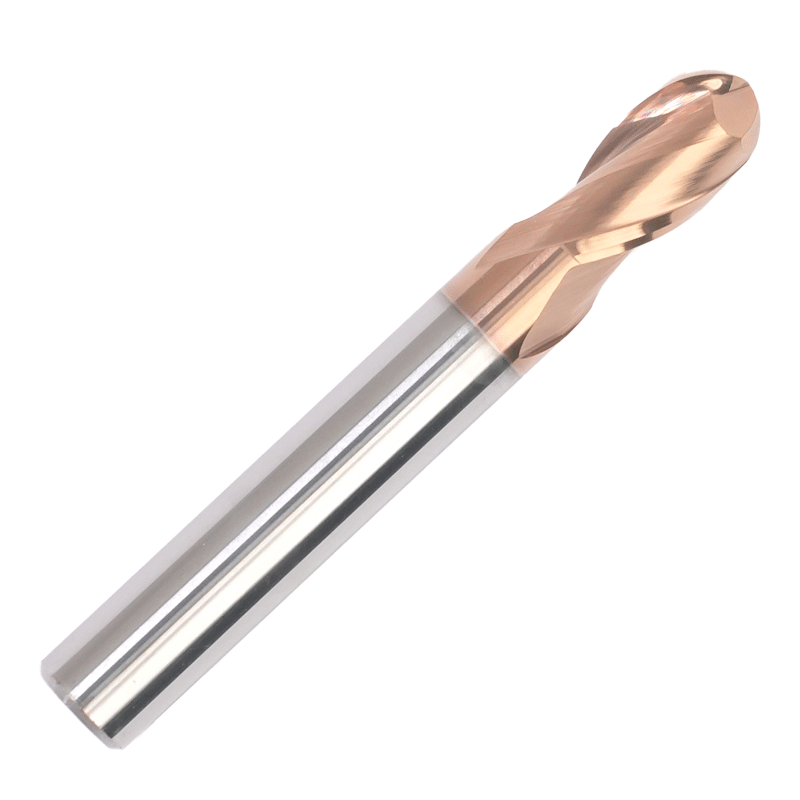 HRC55 2 flute D8x60mm fresas ballnose end mills