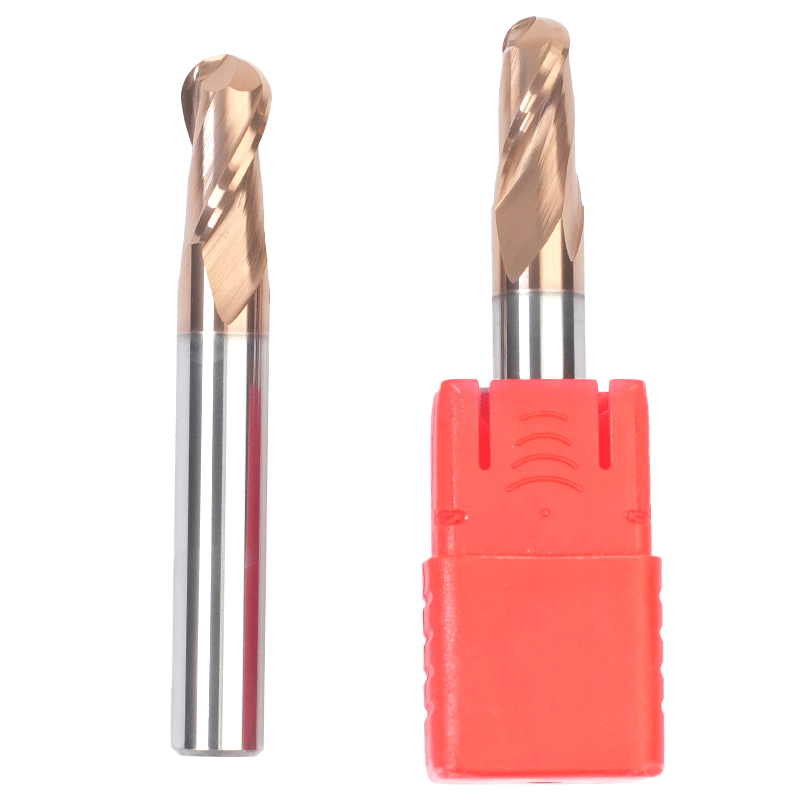 HRC55 2 flute D8x60mm fresas ballnose end mills