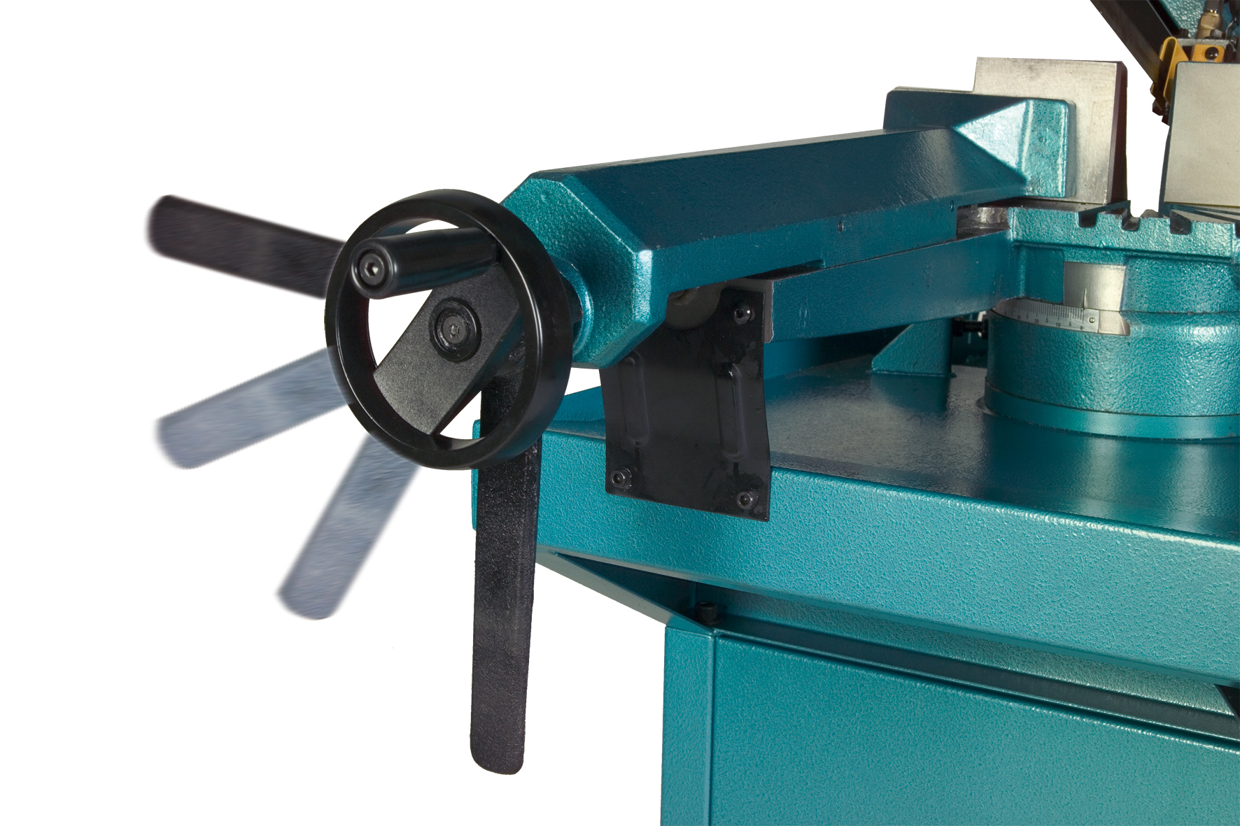 Scie à ruban métallique portative avec verrouillage – idéale pour les bricoleurs et les artisans.