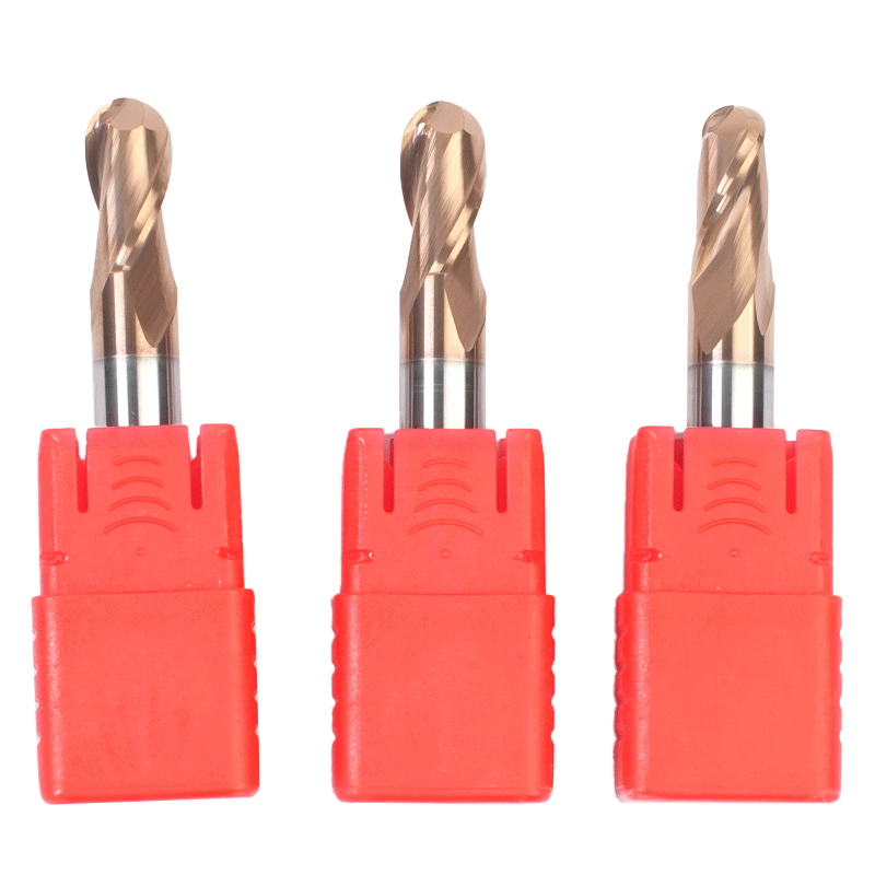 HRC55 2 flute D8x60mm fresas ballnose end mills