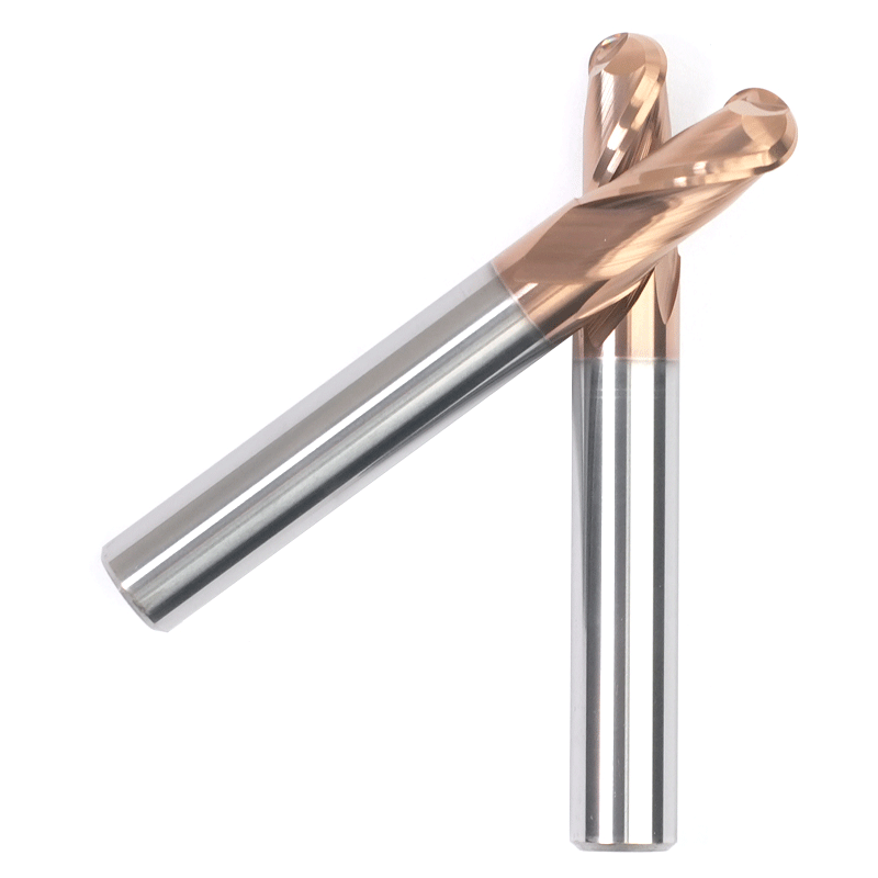 HRC55 2 flute D8x60mm fresas ballnose end mills