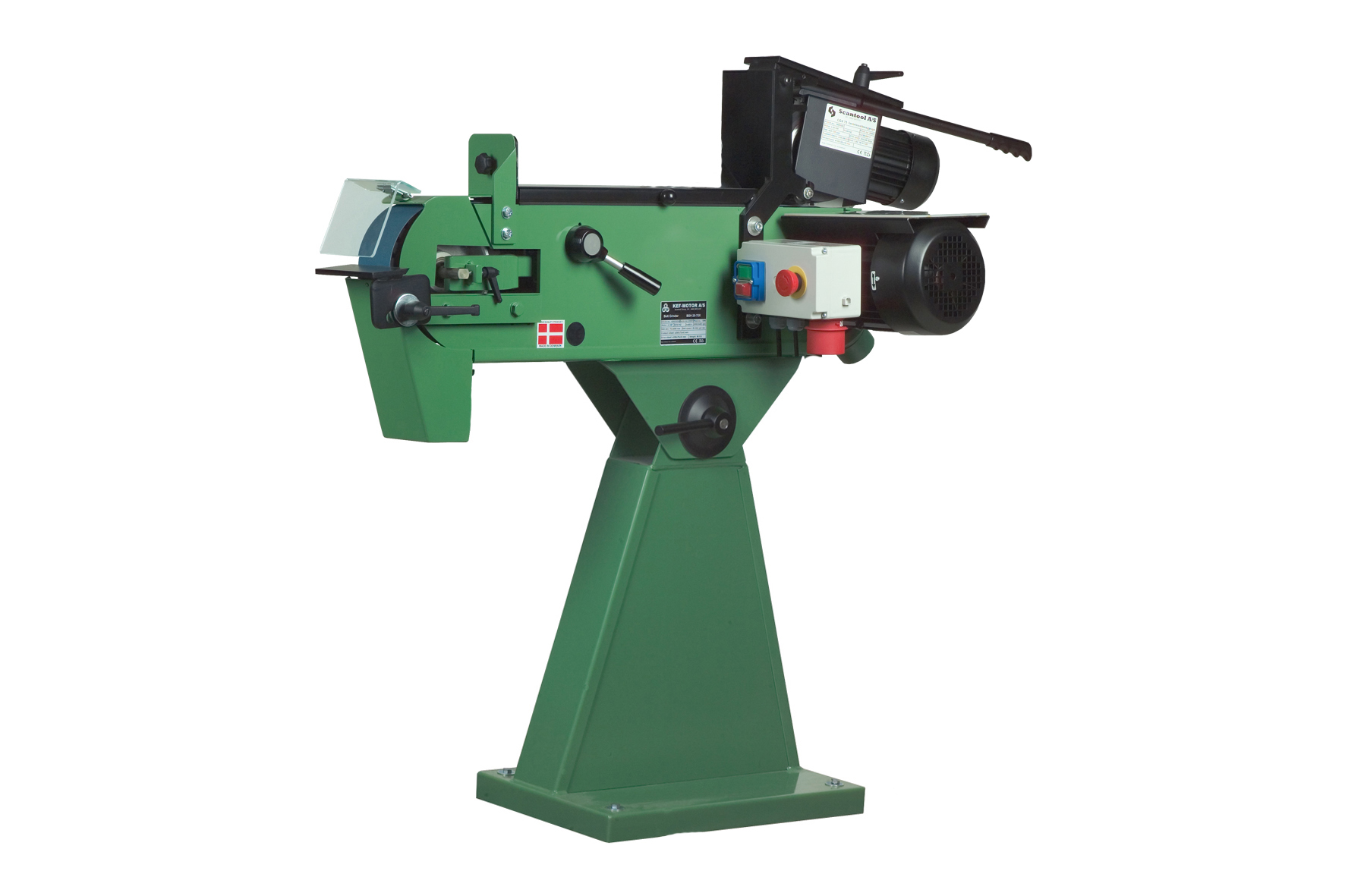 Ponceuse à bande sans centre pour l'industrie