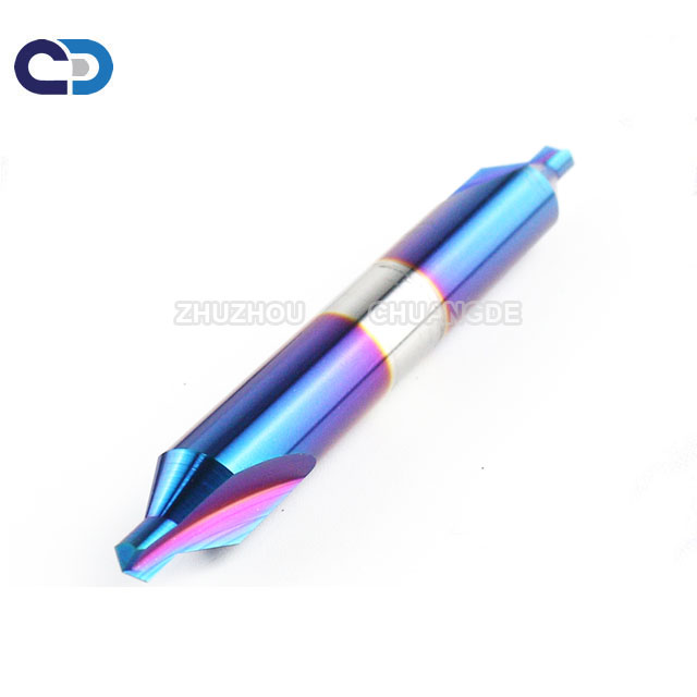 cnc Solid Carbide mills cuttings 60 Degree Center Drill