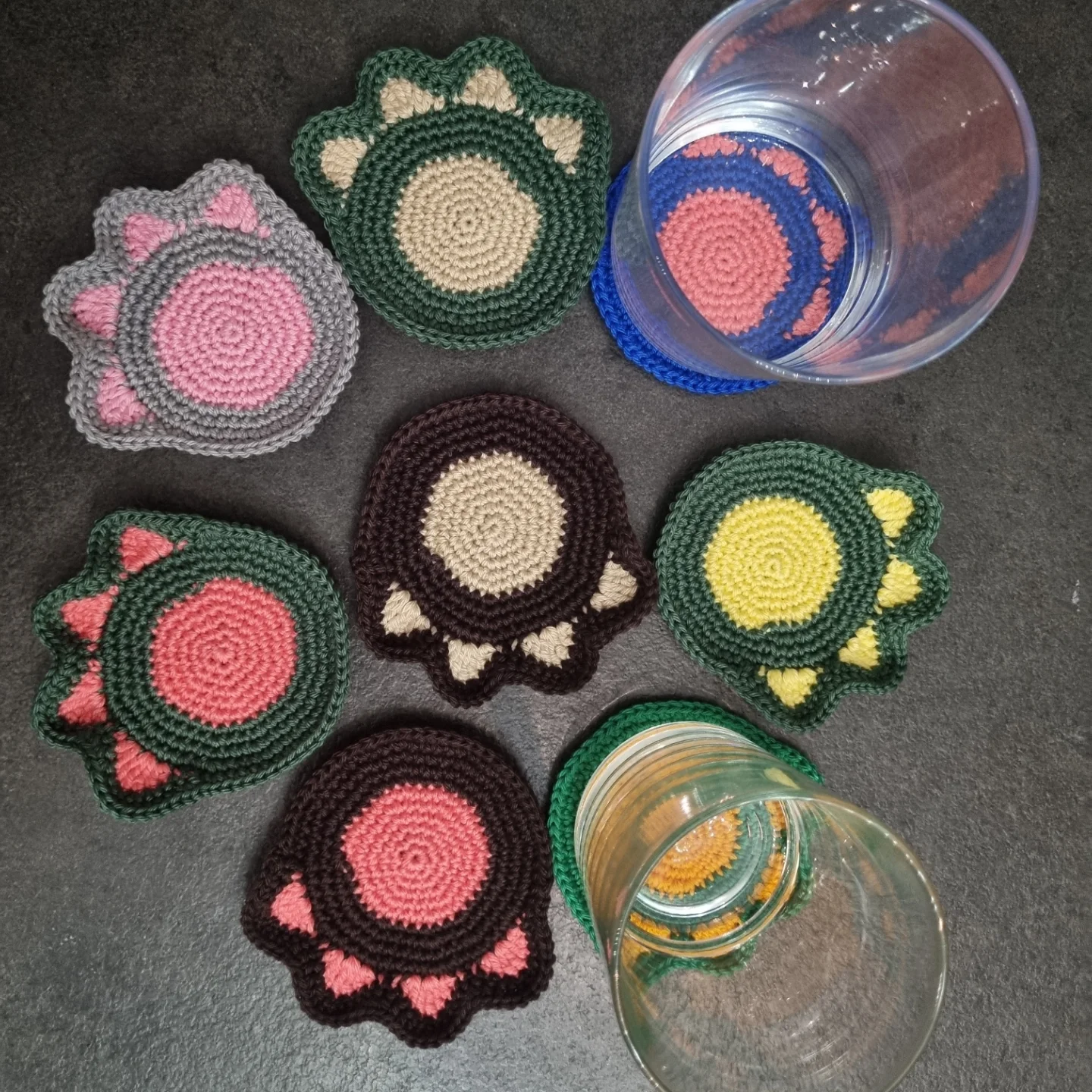 Porta bicchieri impronta di zampa 