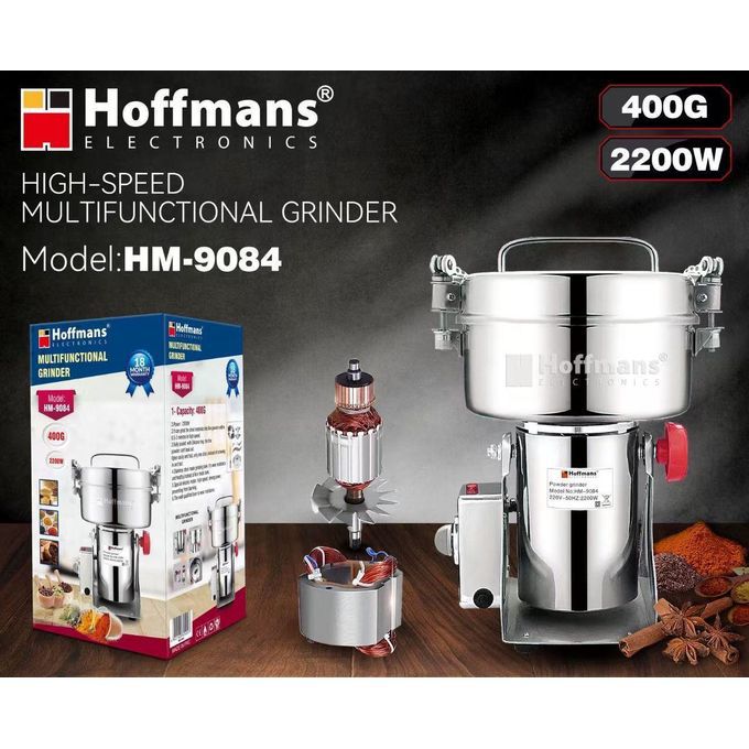 مطحنه هوفمانز استانلس  400جرام ٢٢٠٠وات