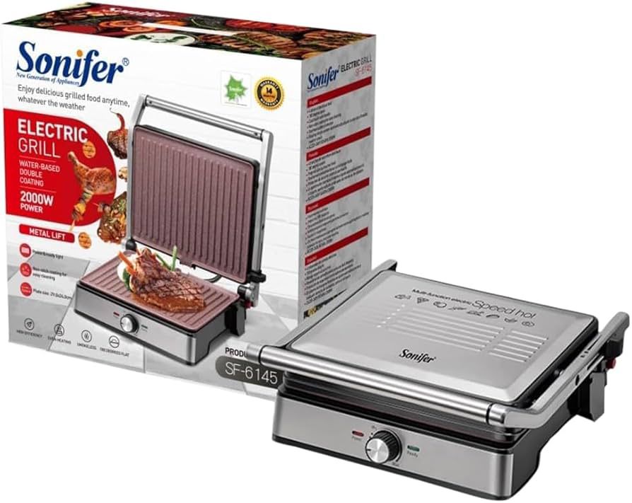 توستر سونيفر جريل ١٨٠ درجه ١٨٠٠ وات