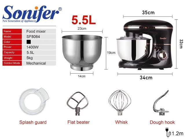 عجان سونيفر ٥ لتر ١٤٠٠ وات تروس استنالس