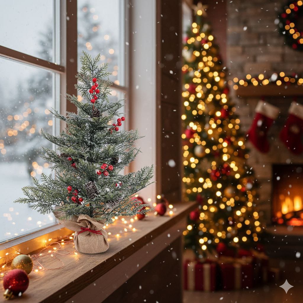 شجرة كريسماس بالزينة