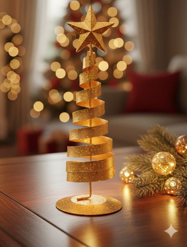 شجره كريسماس دهبي