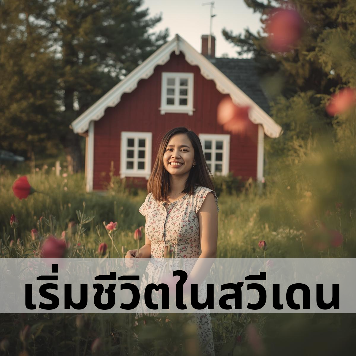 เริ่มชีวิตในสวีเดน