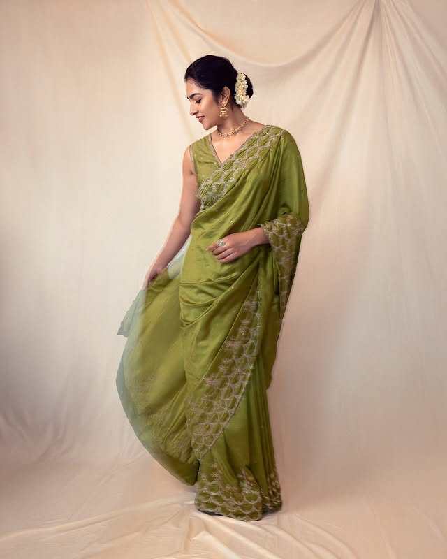 Green Silk Saree