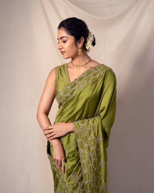 Green Silk Saree