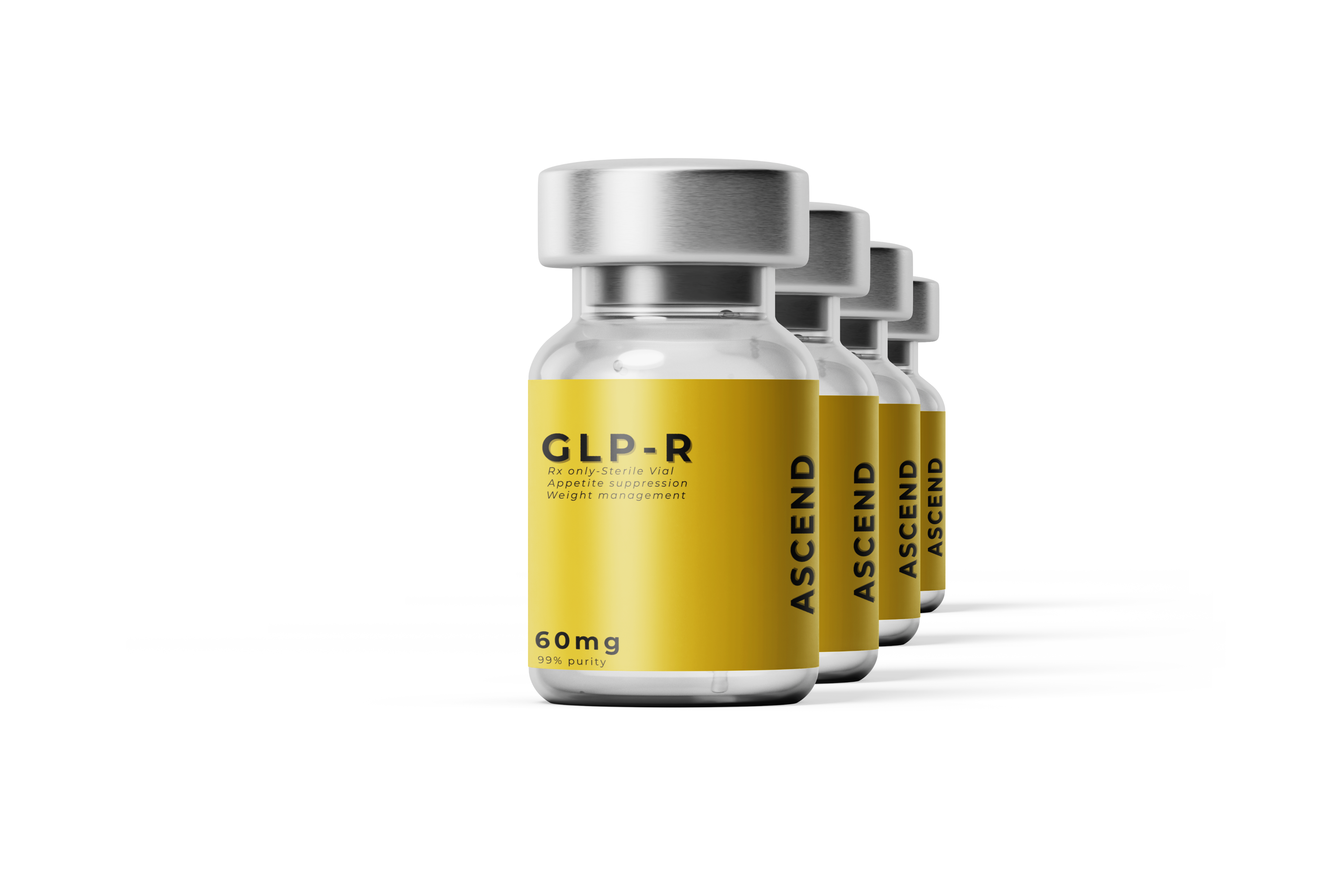 GLP-R 60mg 4 vials bundle
