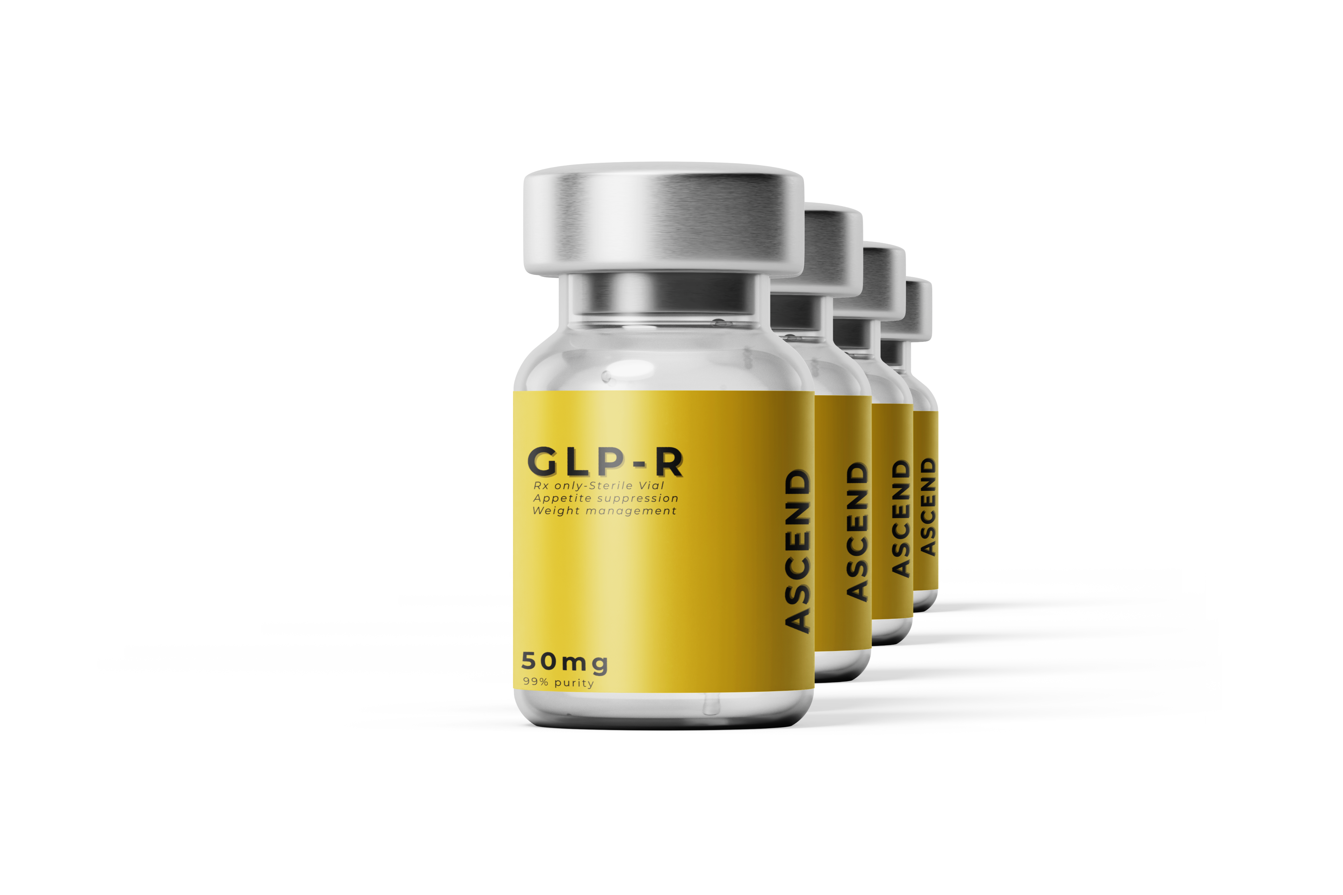 GLP-R 50mg 4 vials bundle