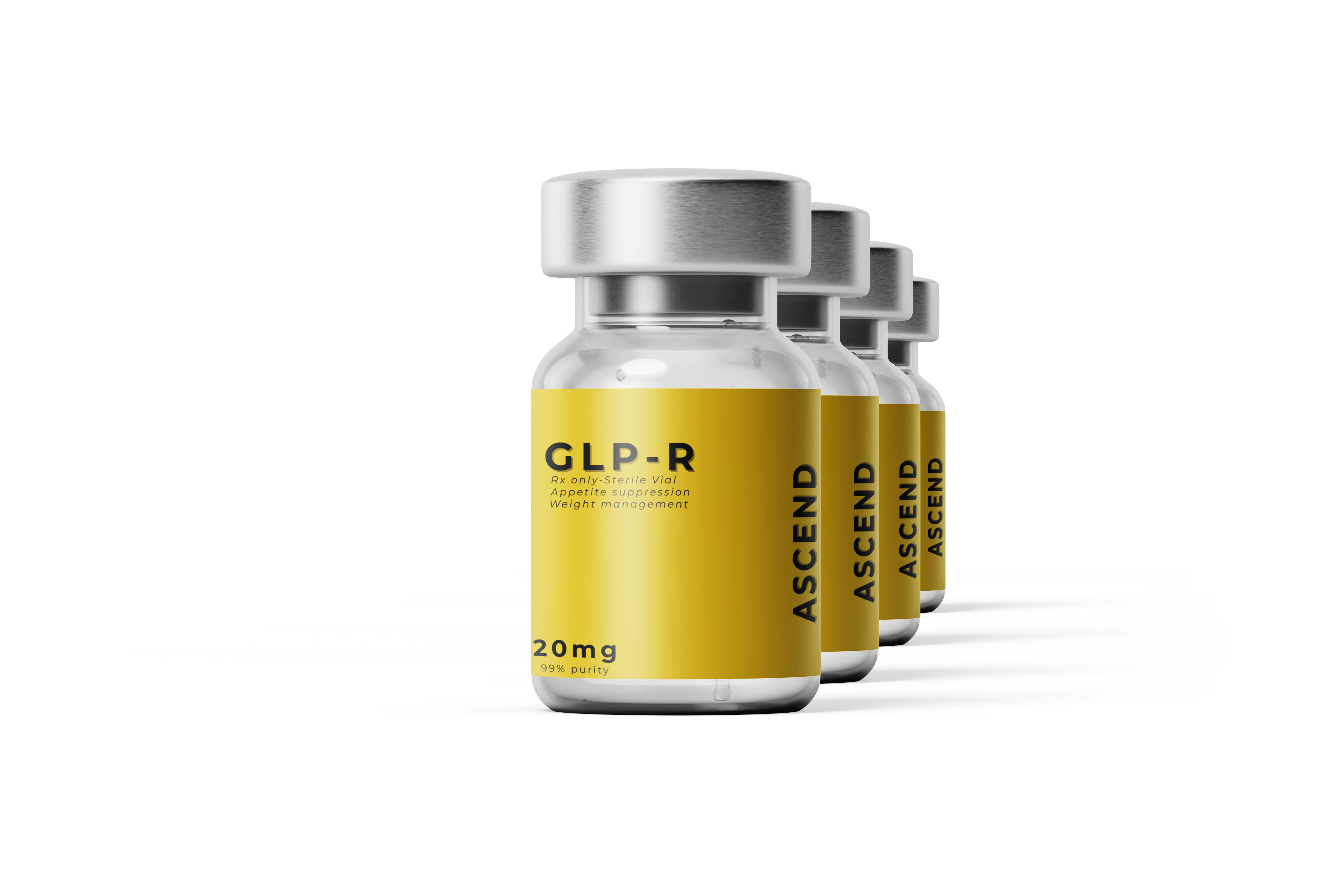 GLP-R 20mg 4 vials bundle