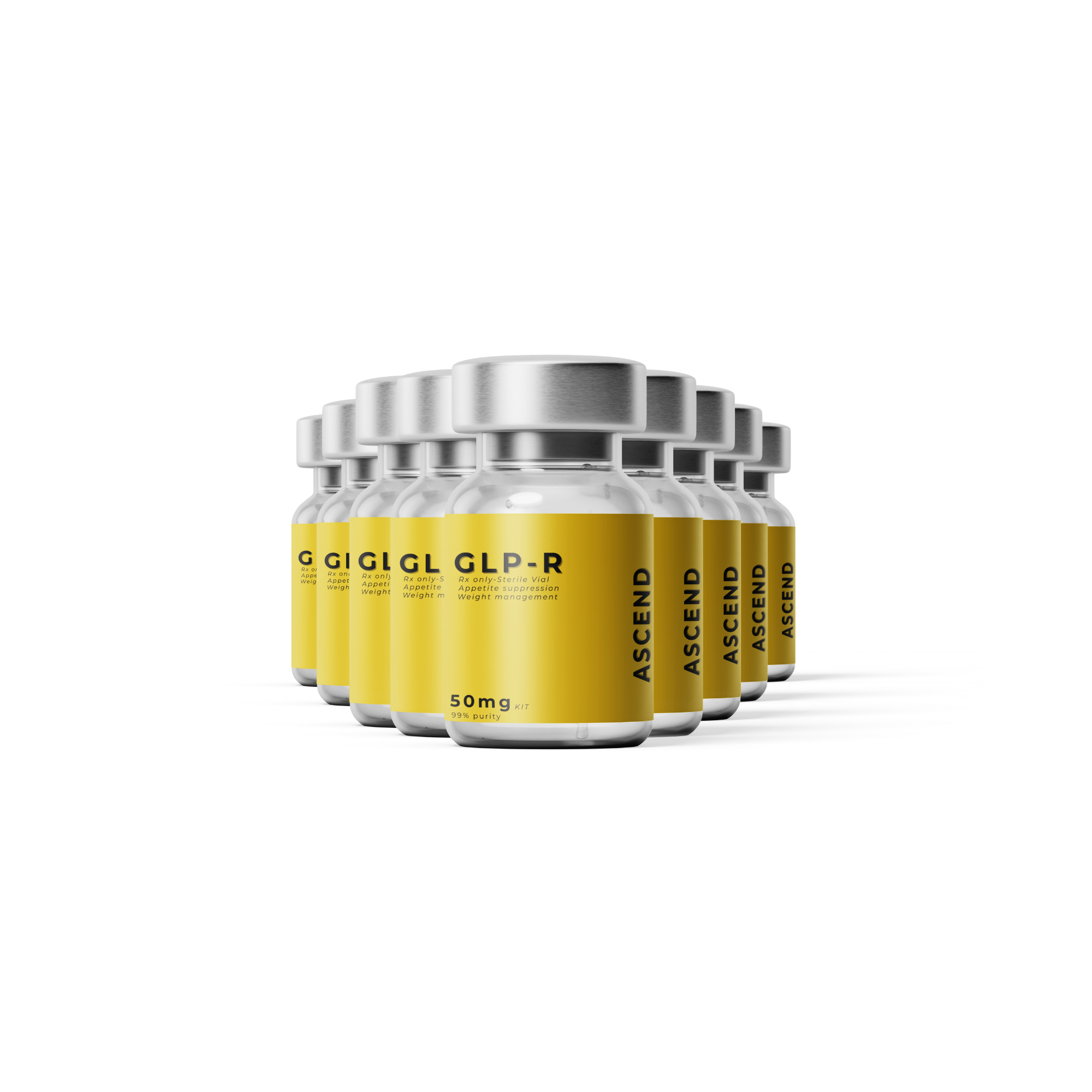 GLP-R 50mg 10 vials bundle