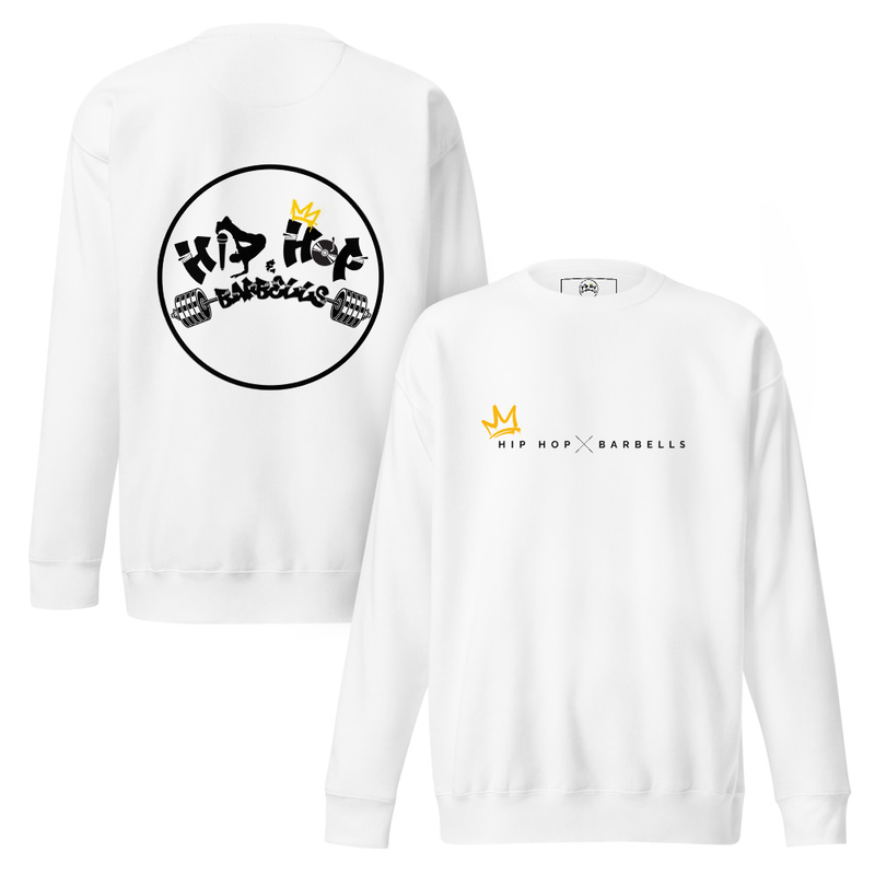 Hip Hop & Barbells Crown Crew Neck