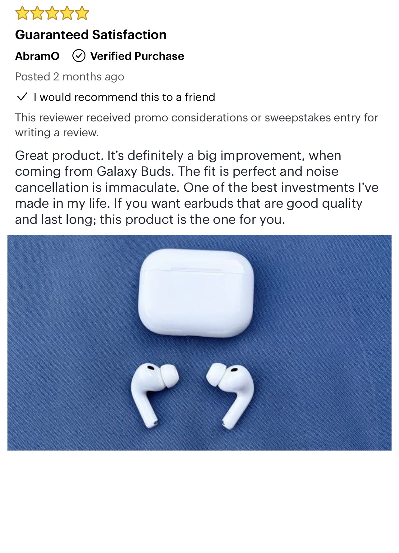 Apple AirPods Pro 3 Wireless Earbuds with Active Noise Cancellation