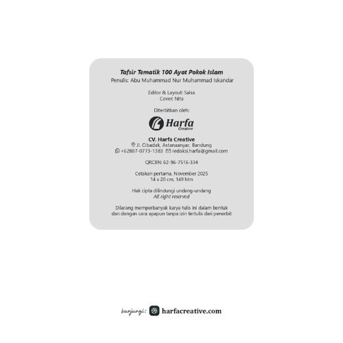 Tafsir Tematik 100 Ayat Pokok Islam