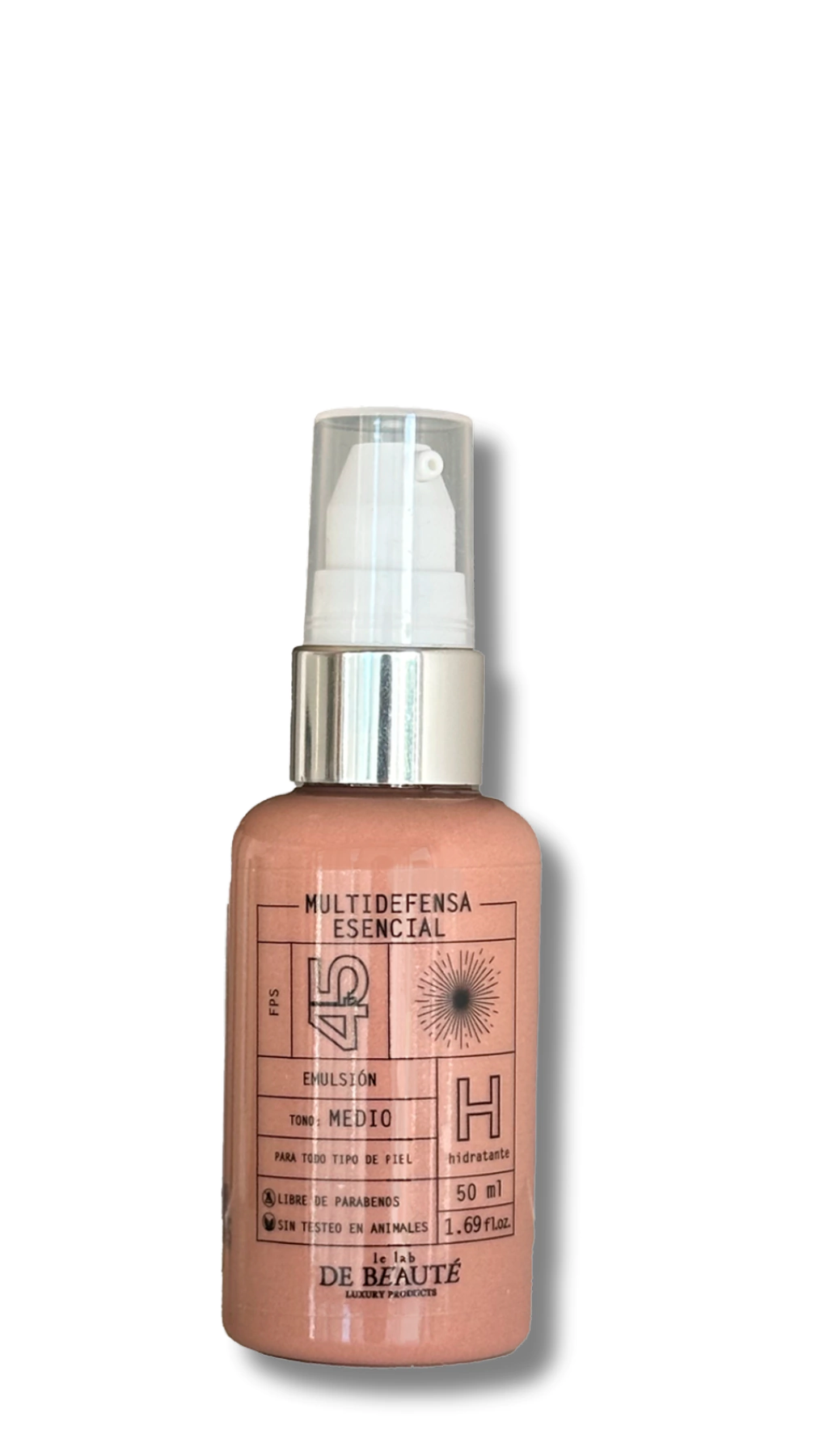 Protección Solar FPS 45 Versión: Hidratante - COLOR MEDIO