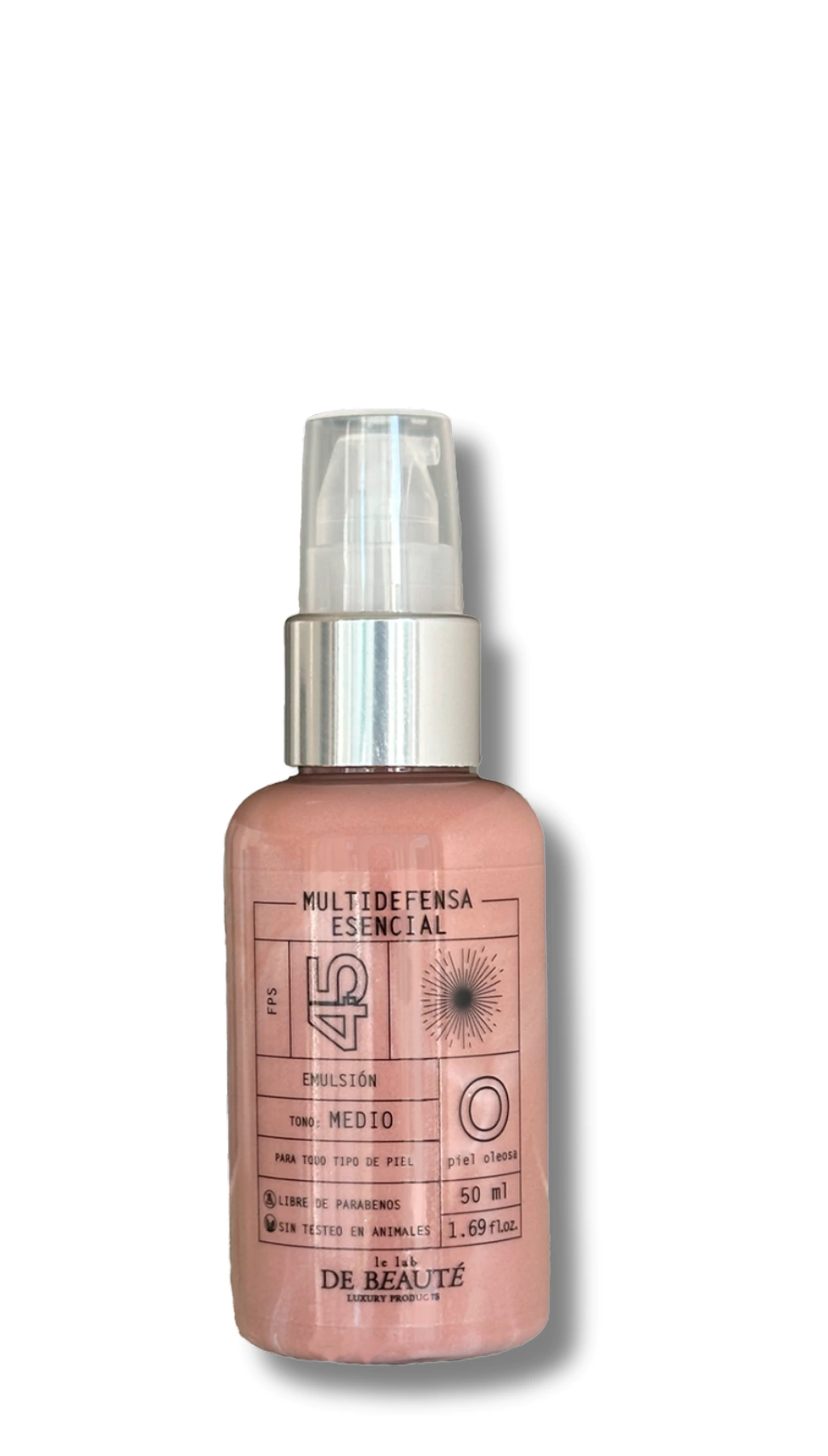 Protección Solar FPS 45 Versión: Piel Oleosa - COLOR MEDIO