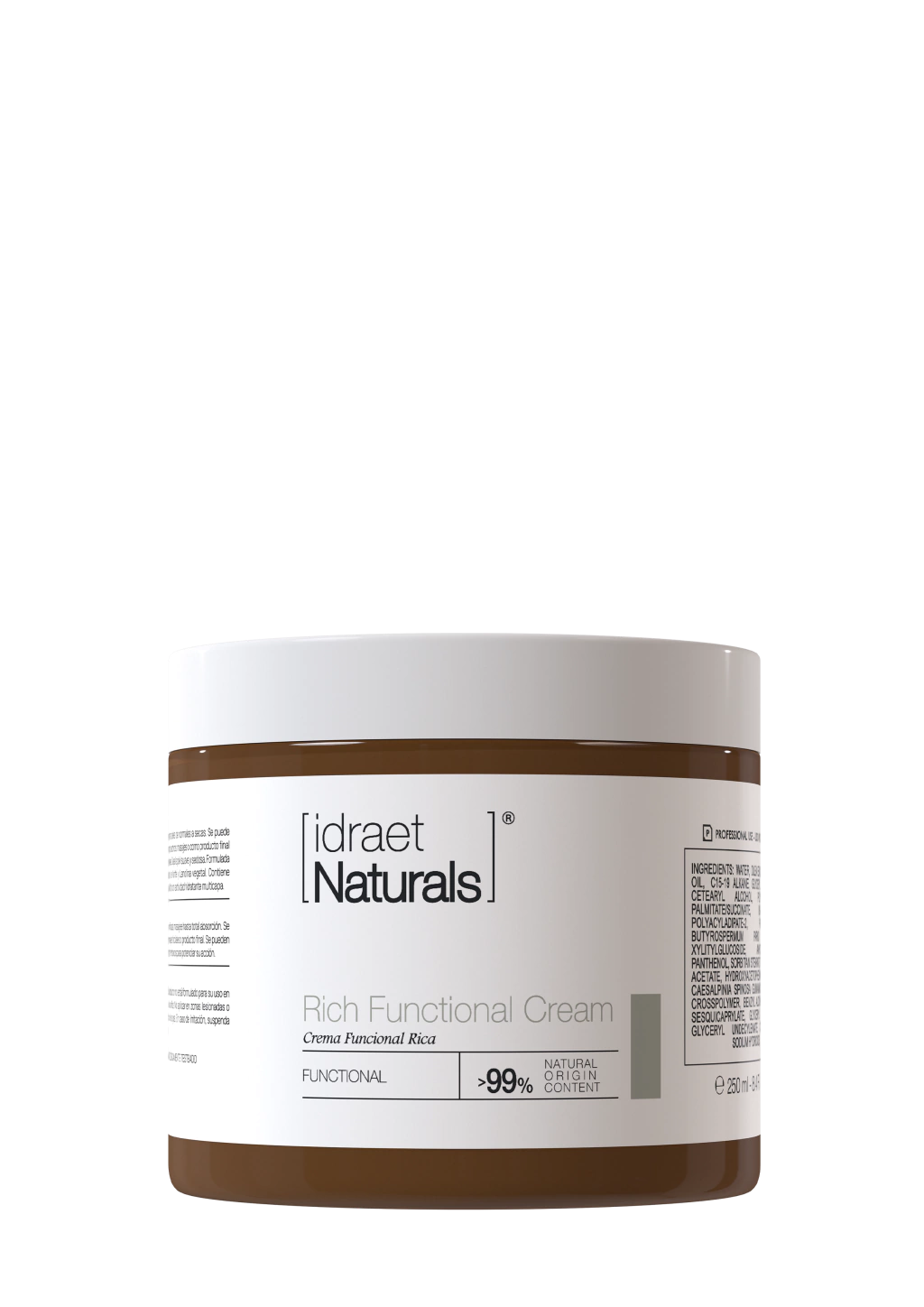 Idraet Naturals - Crema Funcional Rica
