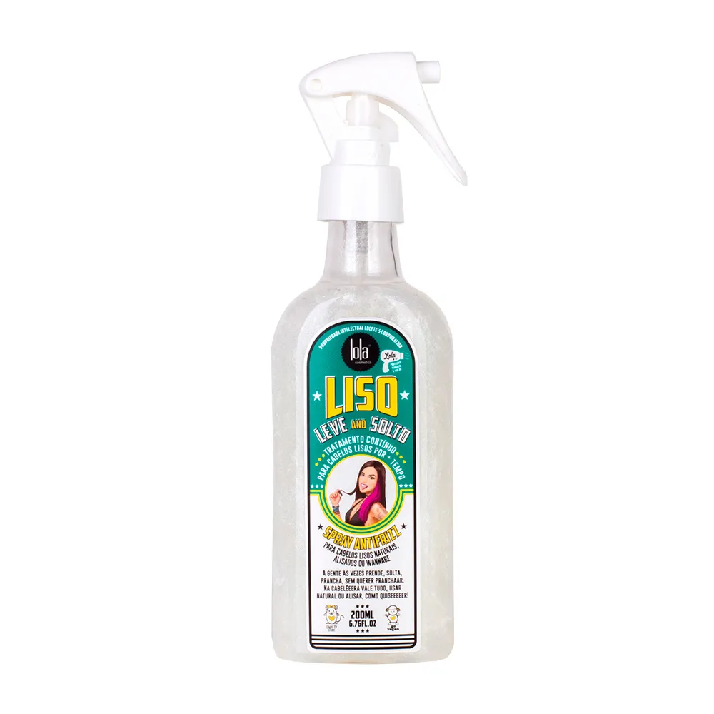 Spray Anti Frizz Liso Leve E Solto x200 ml Lola