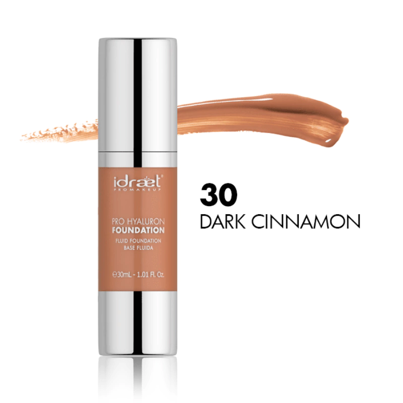IDRAET PRO HYALURON FOUNDATION HD 30 DARK CINNAMON - 12984