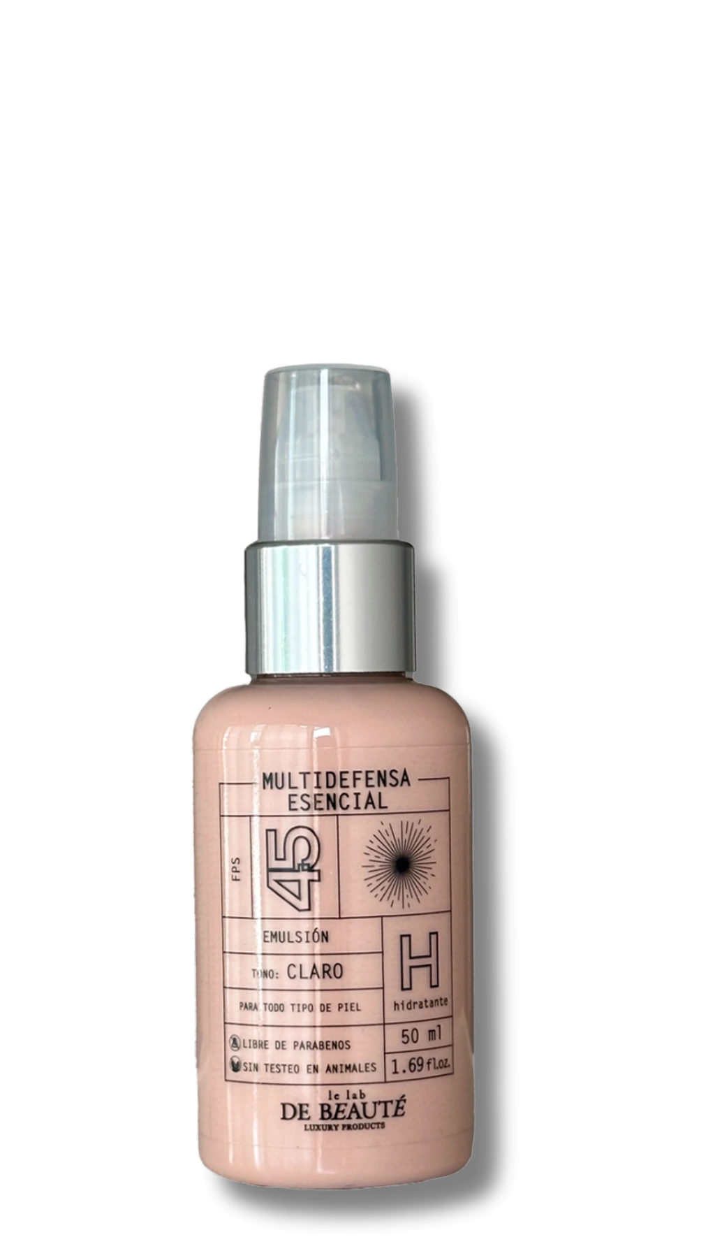 Protección Solar FPS 45 Versión: Hidratante- COLOR CLARO