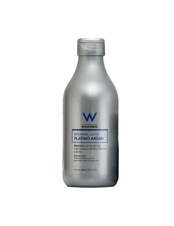 HAIRTHERAPY Shampoo Desamarillador Platino Argan 300 ml
