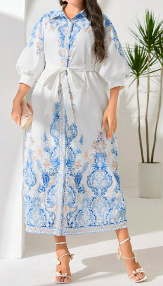 Elegant Bohemian Maxi Dress 2XL
