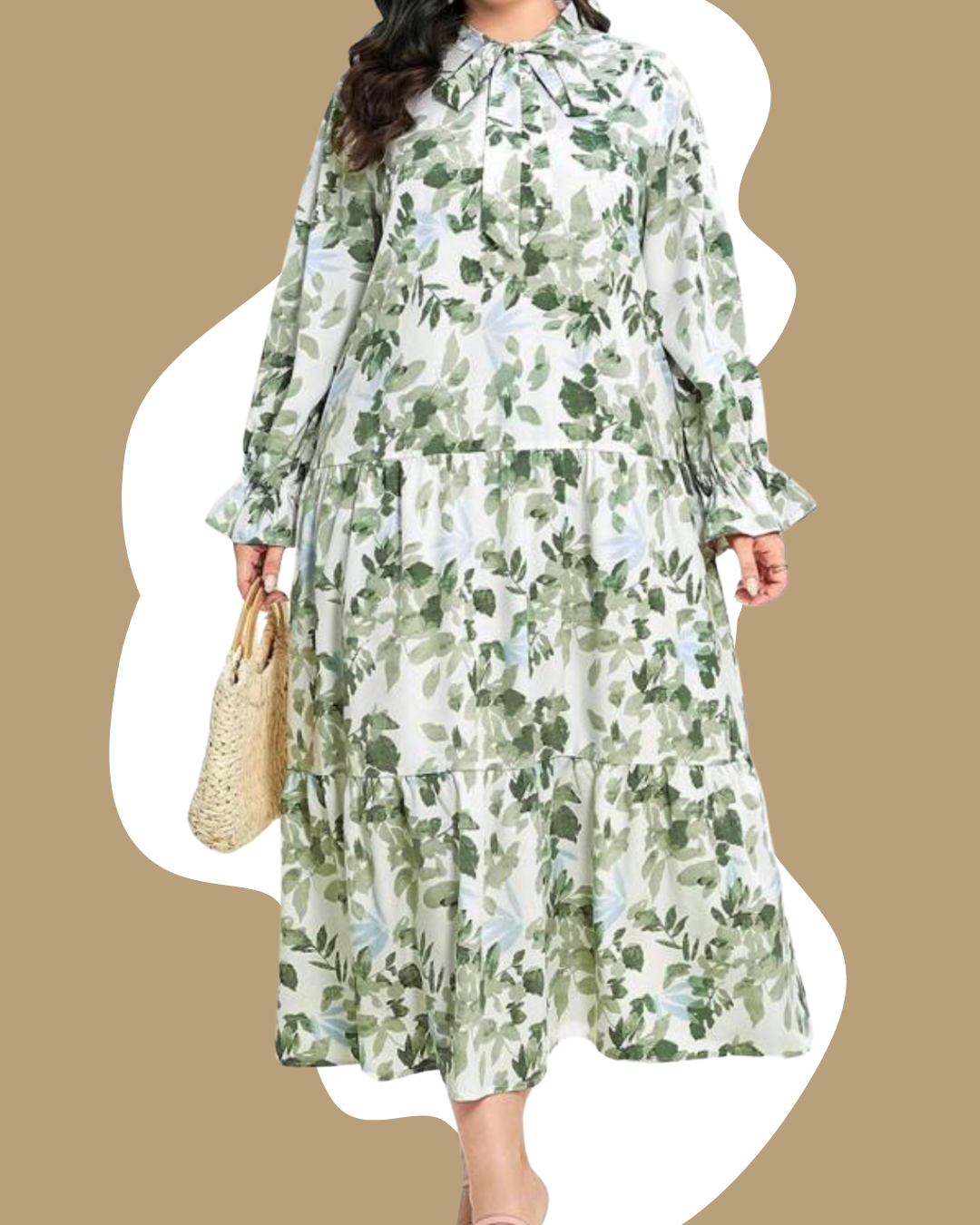 Elegant Midi Dress 3XL