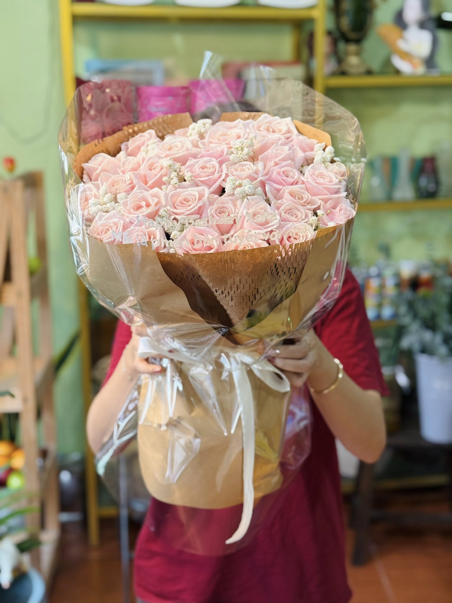 Elegant Pink Rose Bouquet