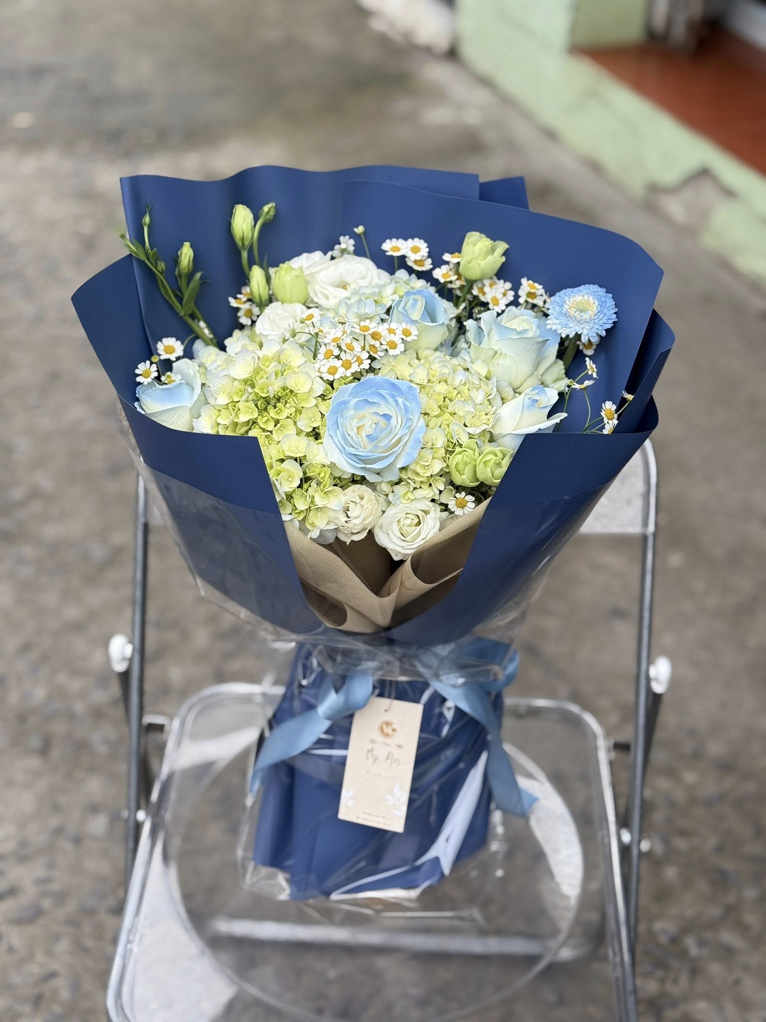 Elegant Blue Bouquet