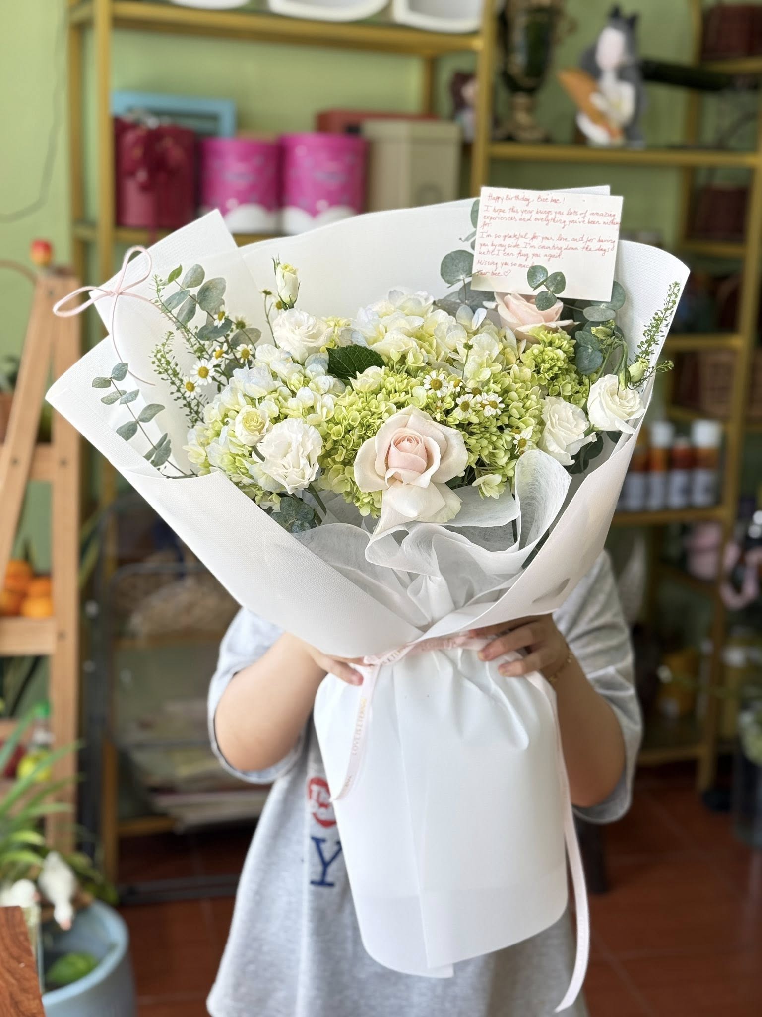 Elegant White Rose Bouquet