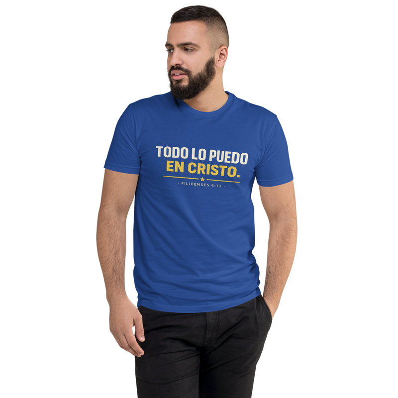Camiseta Cristiana Todo lo Puedo en Cristo Filipenses 4:13 