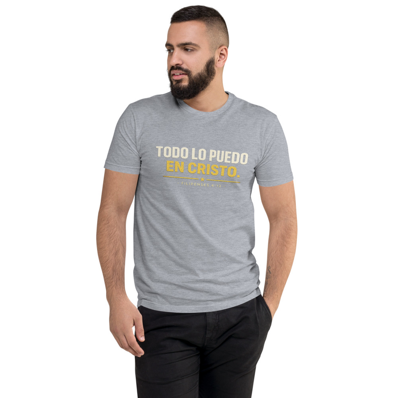 Camiseta Cristiana Todo lo Puedo en Cristo Filipenses 4:13 