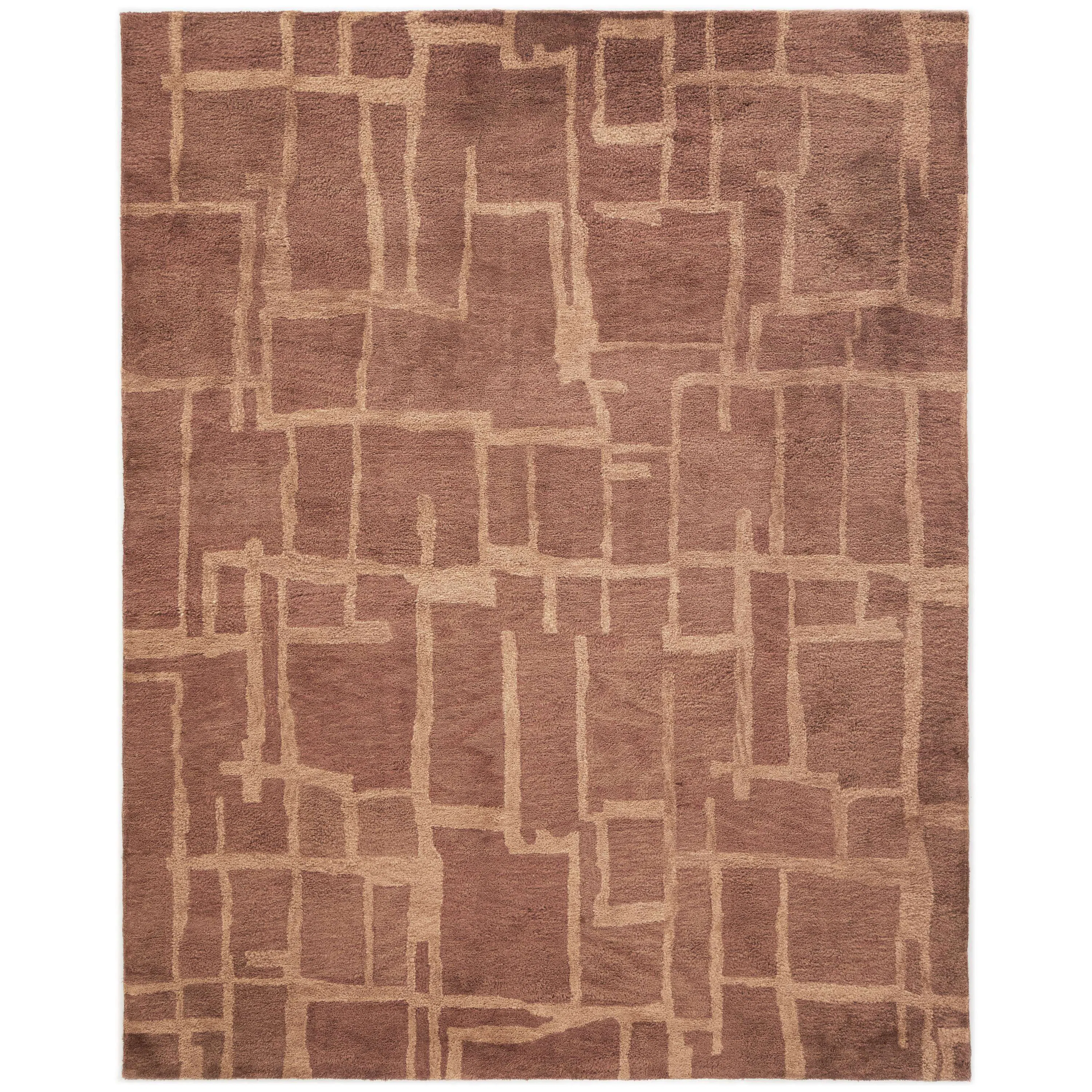 Modern geometric area rug