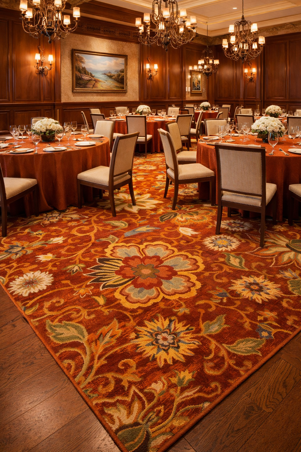 Elegant Floral Area Rug