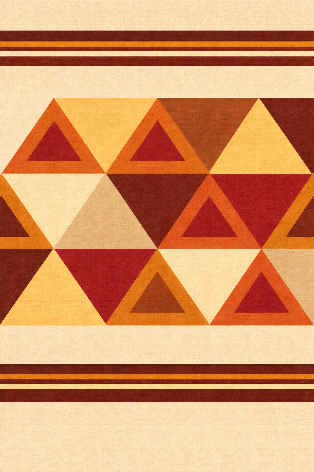 Beige Red Color Modern Area Rug for all Floors